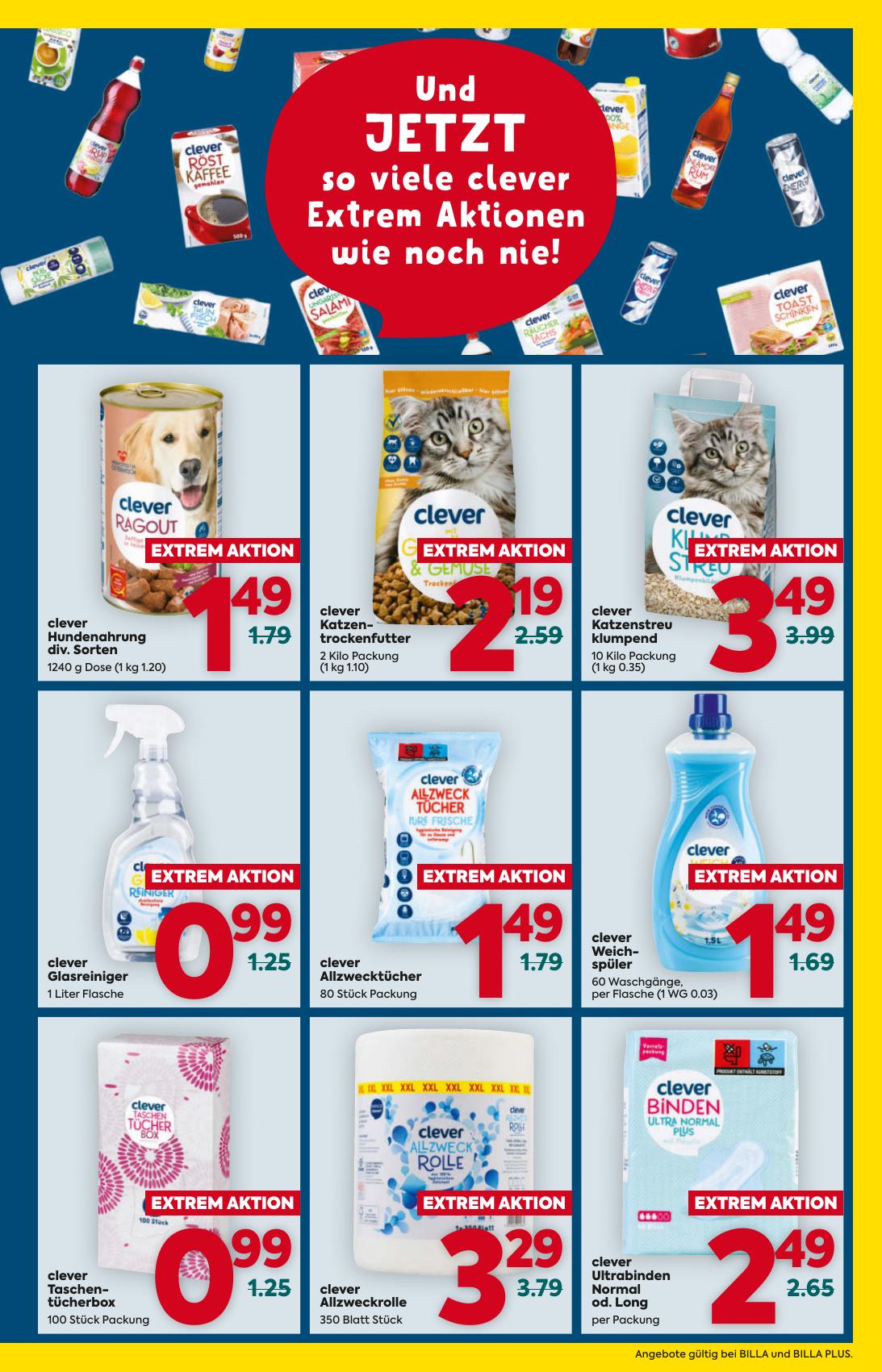 Billa flyer page