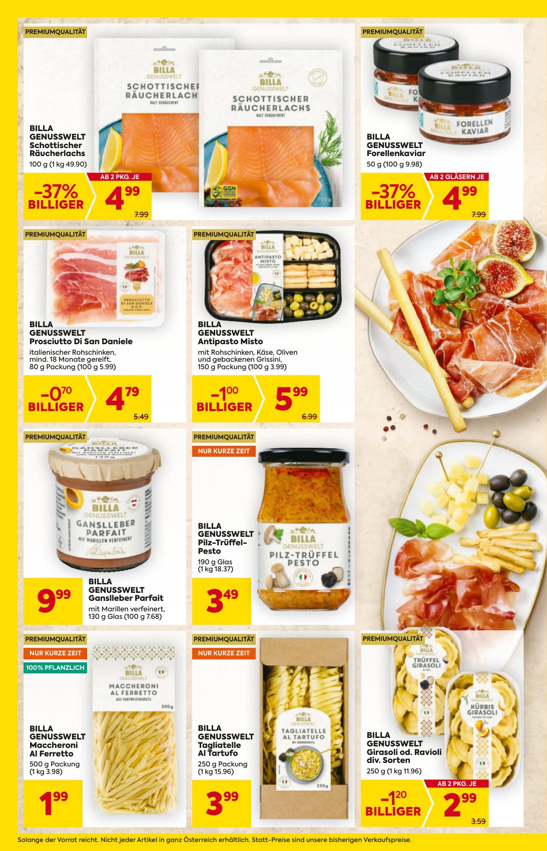 Billa flyer page