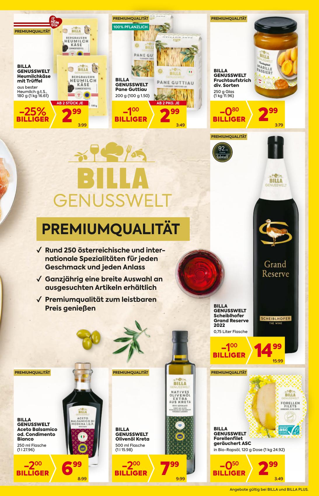 Billa flyer page