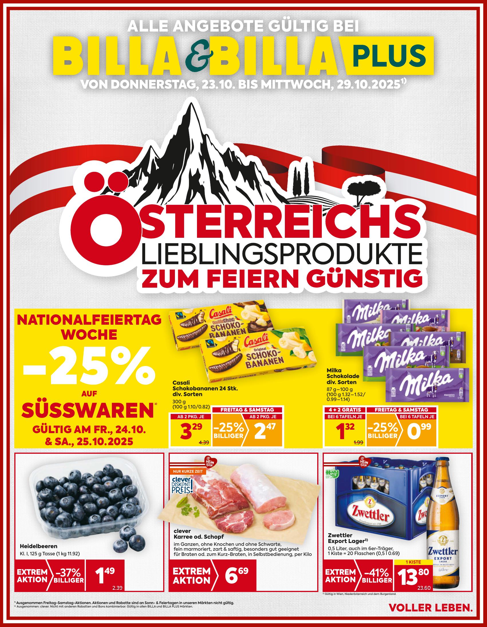 Billa flyer page