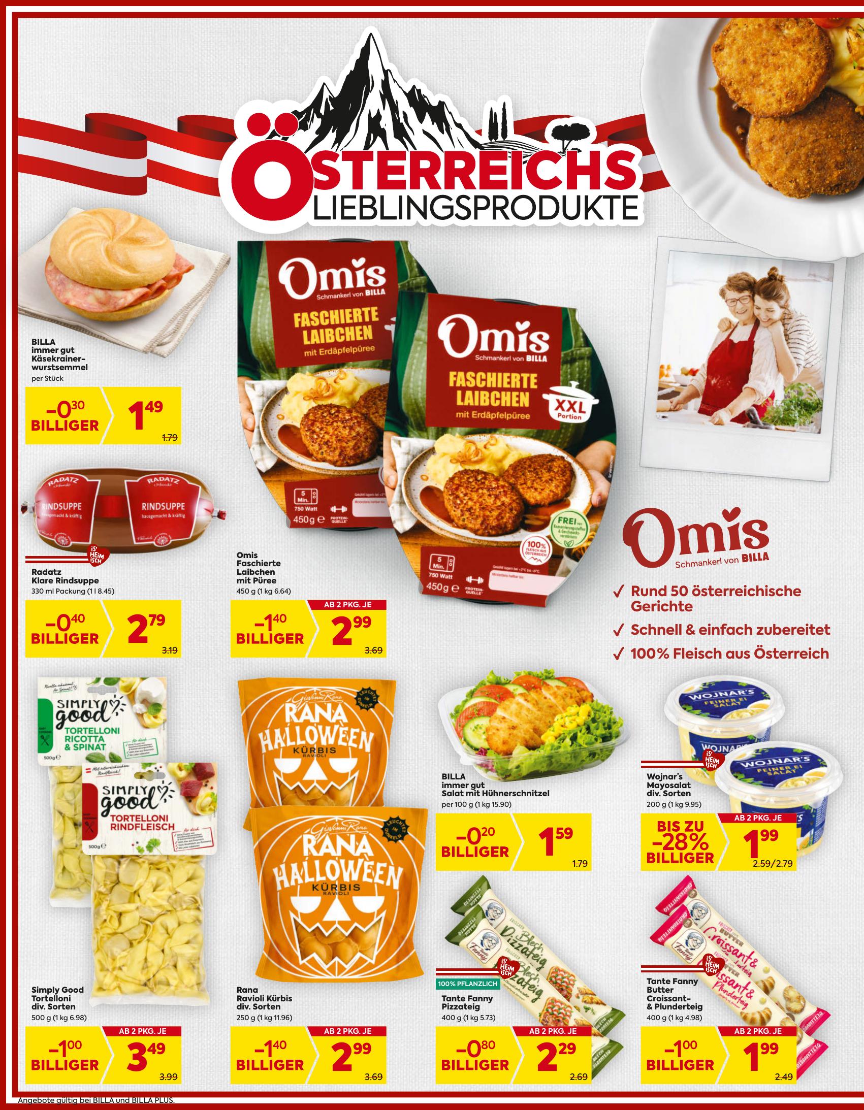 Billa flyer page