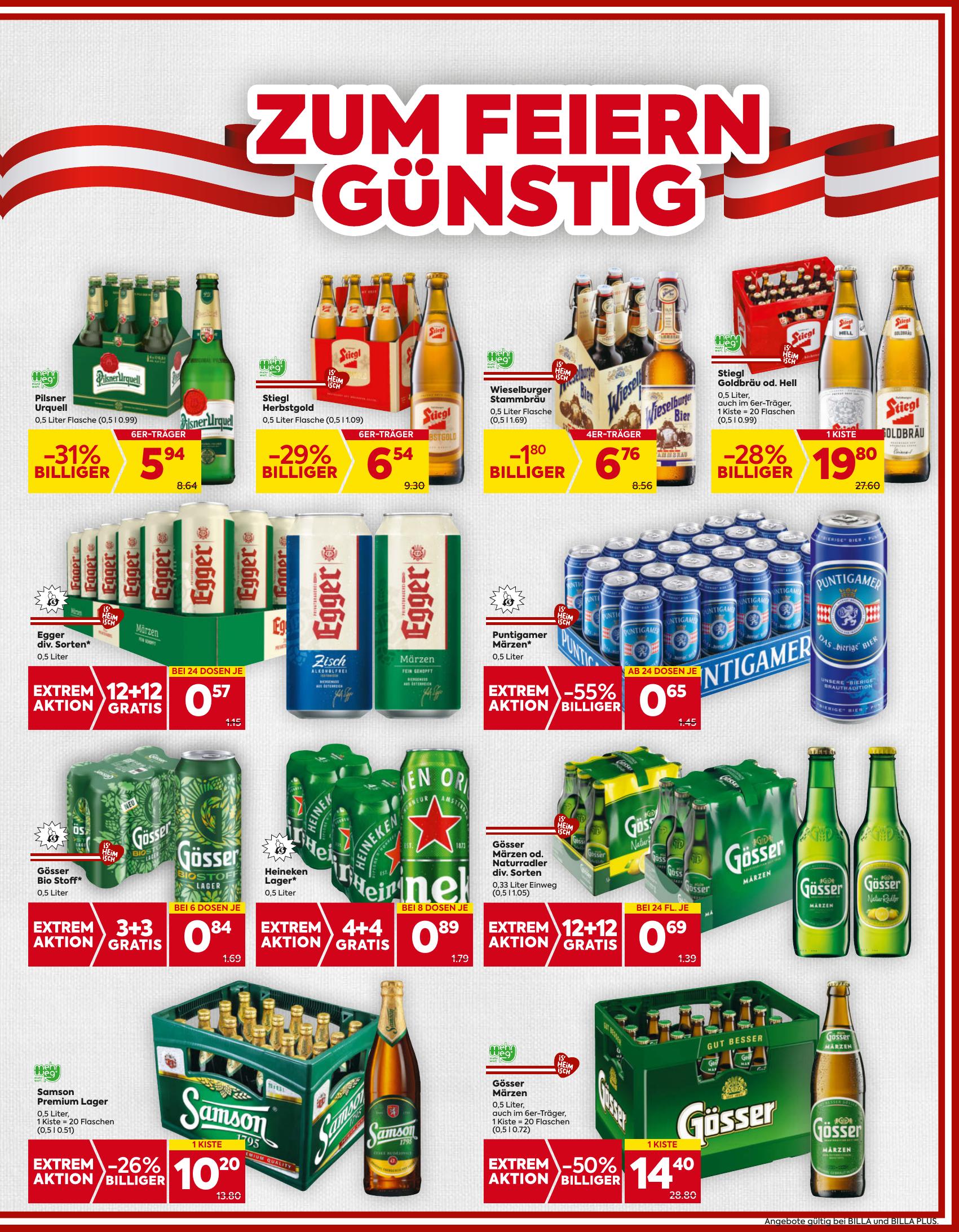 Billa flyer page