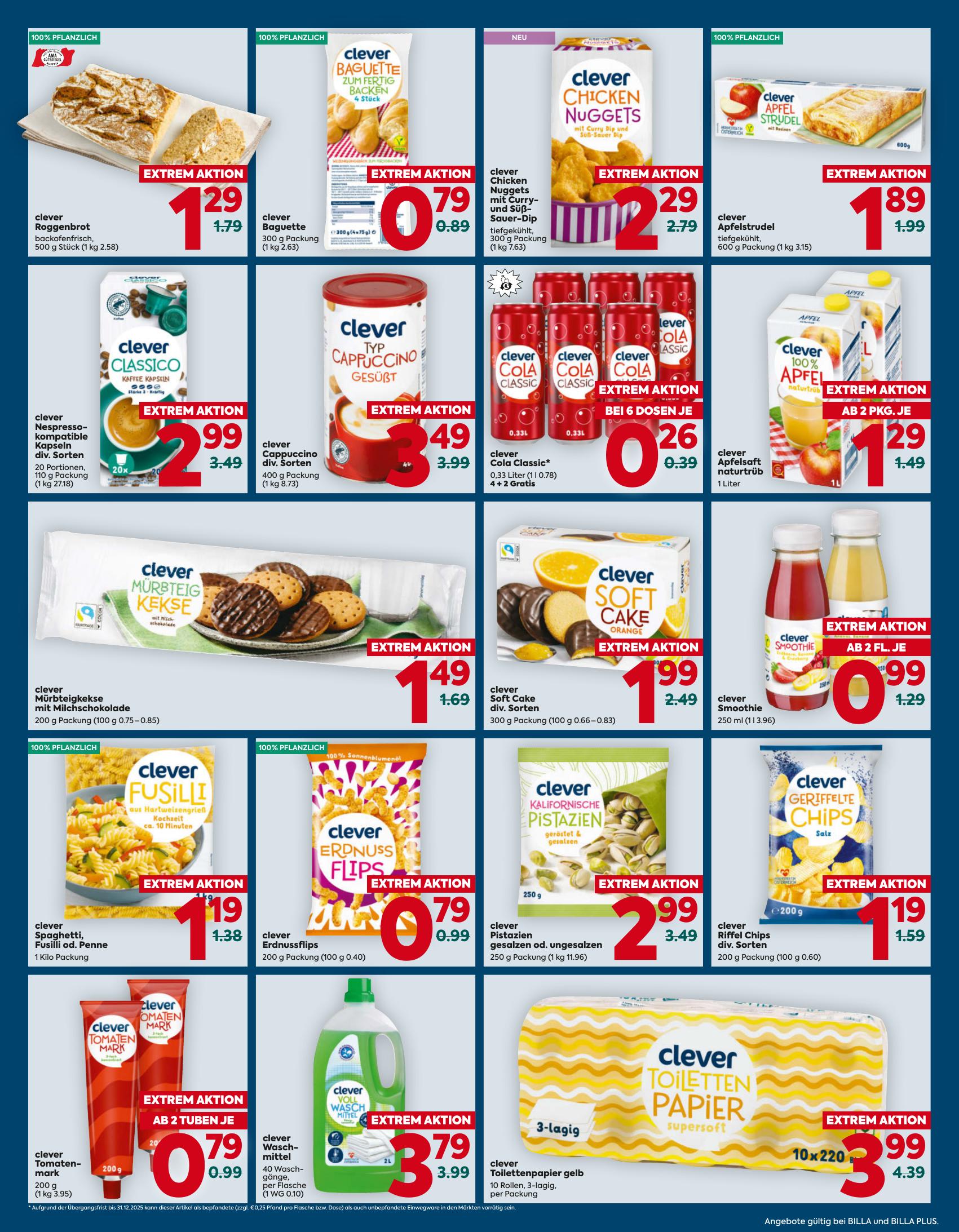 Billa flyer page