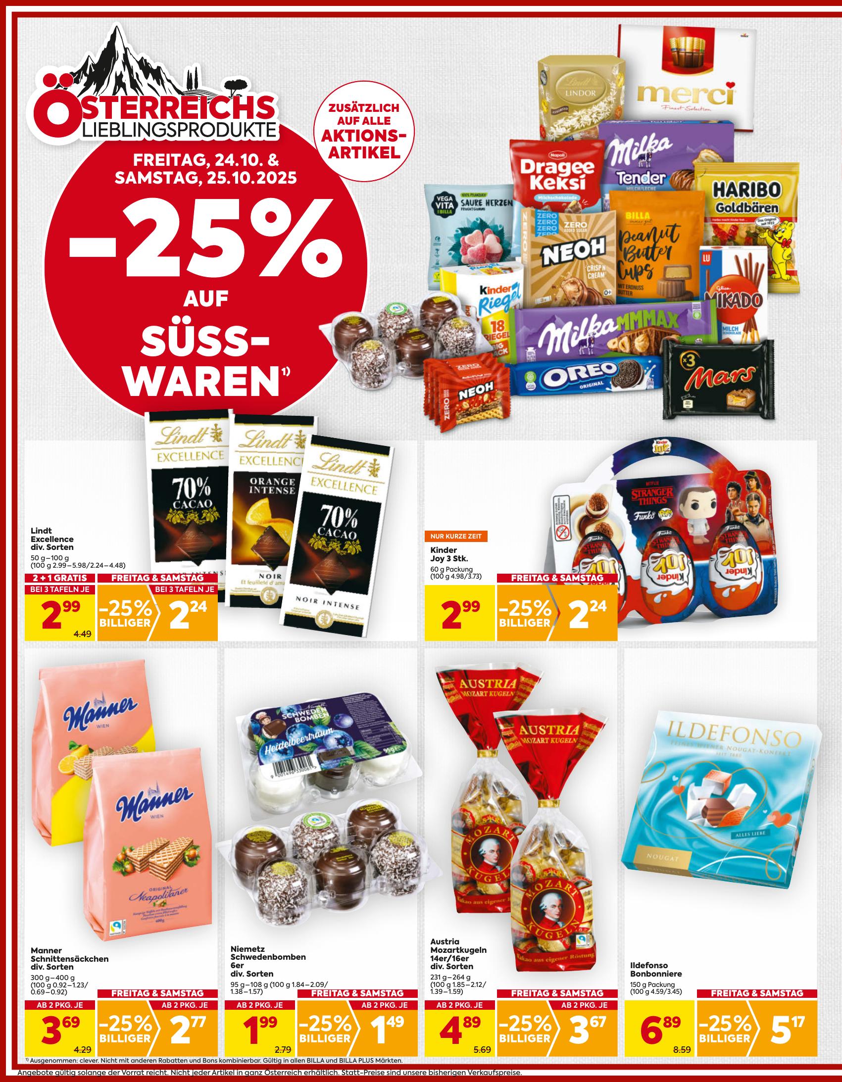Billa flyer page