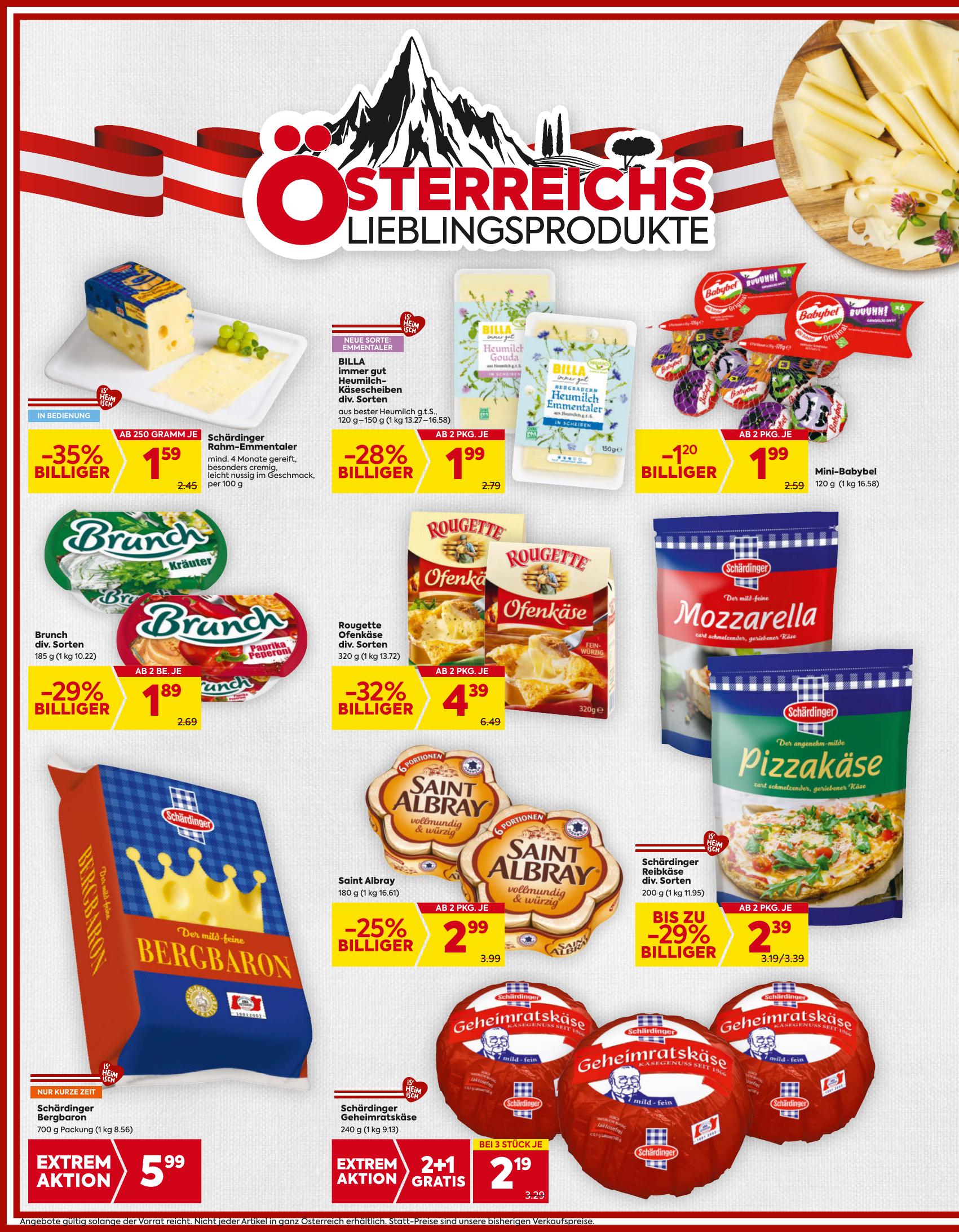 Billa flyer page