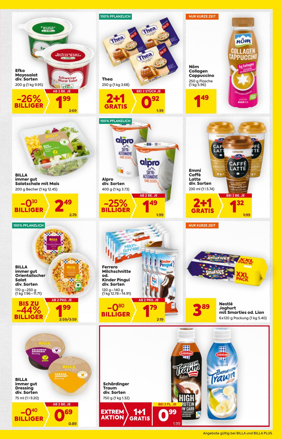 Billa flyer page