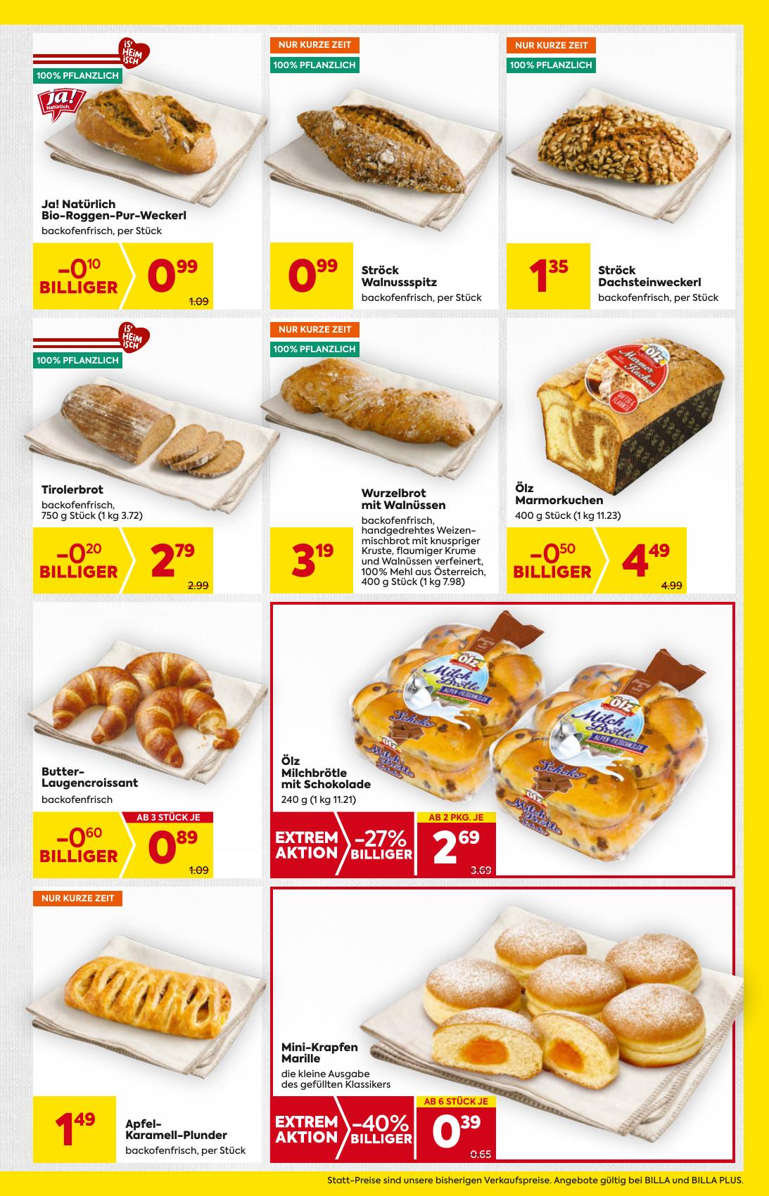 Billa flyer page
