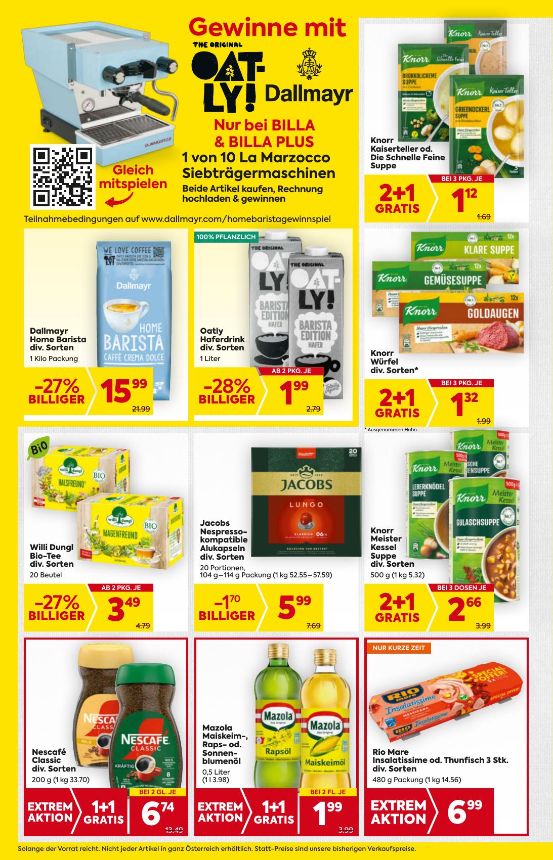 Billa flyer page