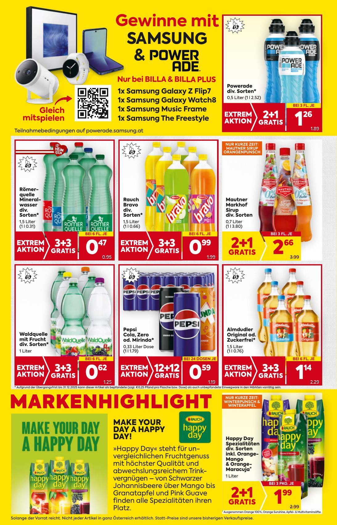 Billa flyer page