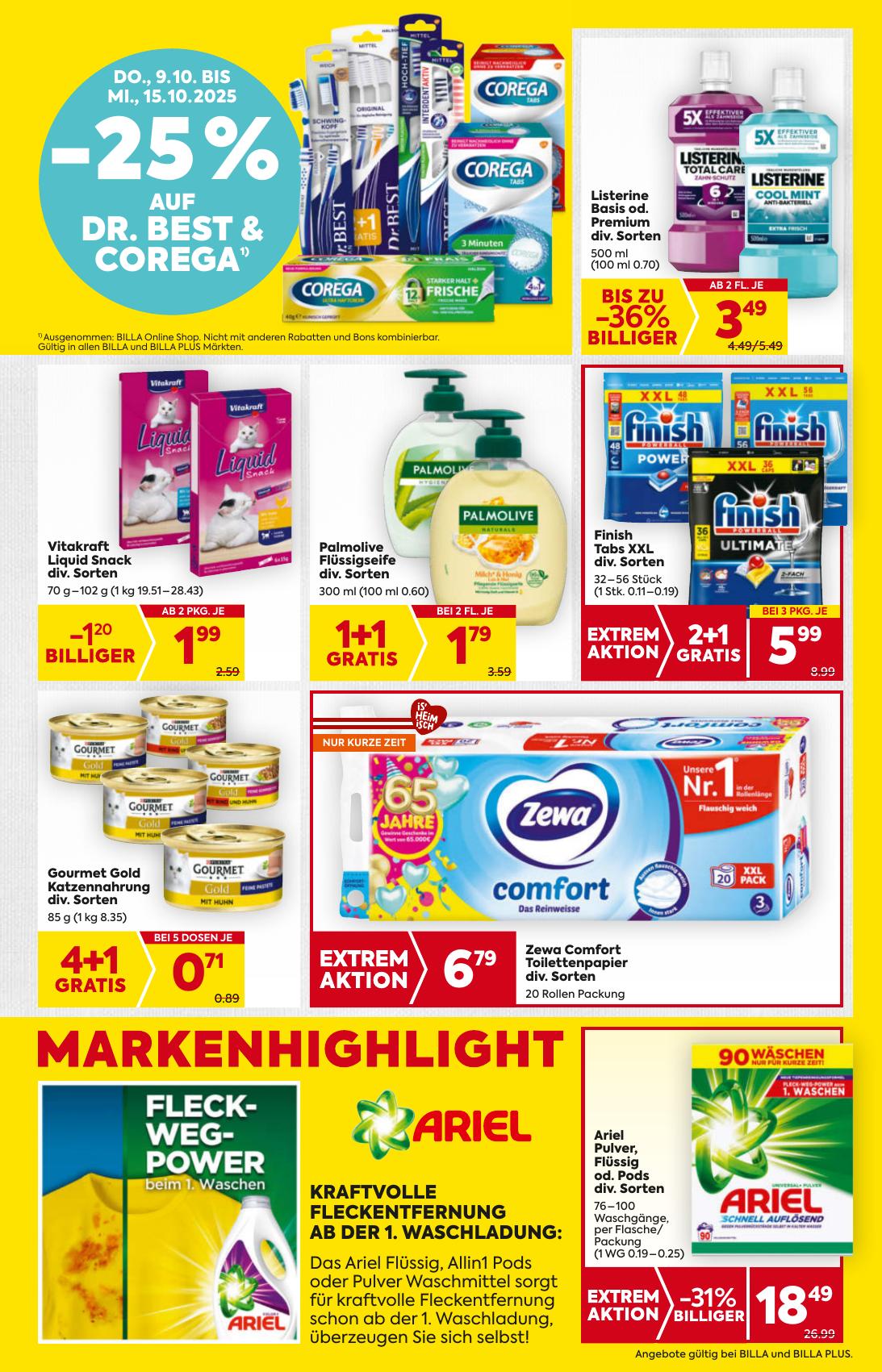 Billa flyer page