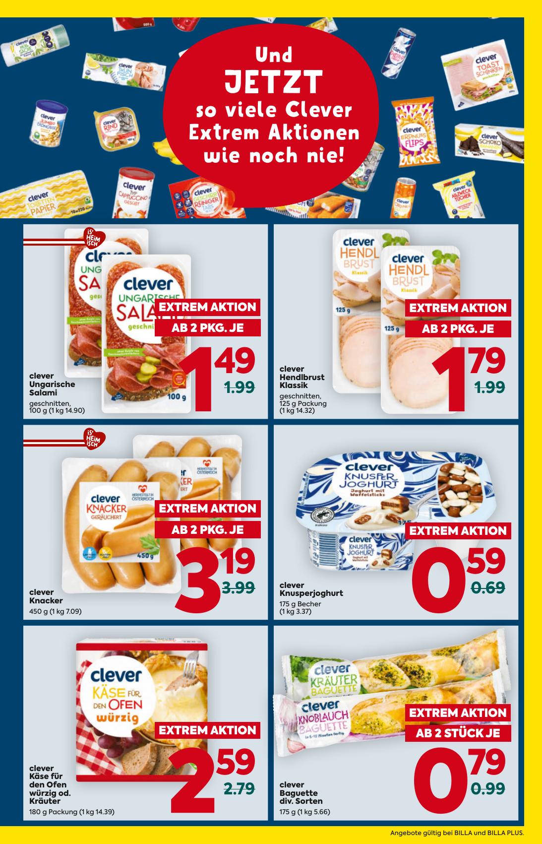 Billa flyer page