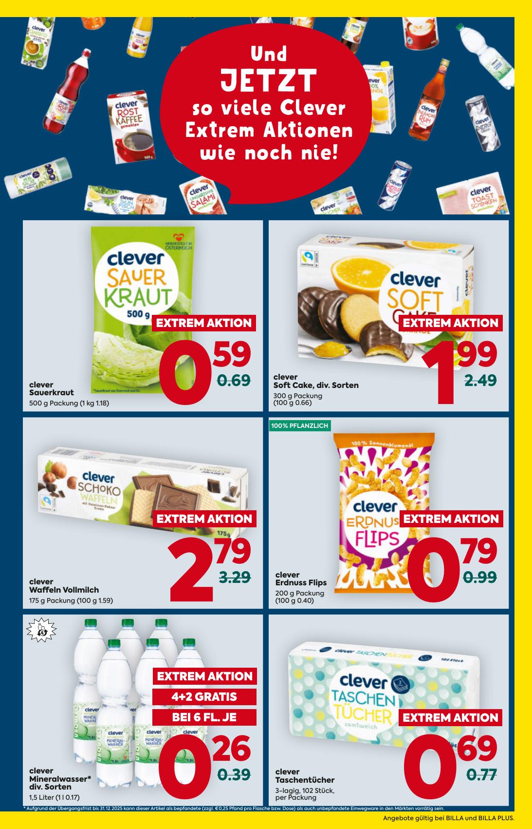 Billa flyer page