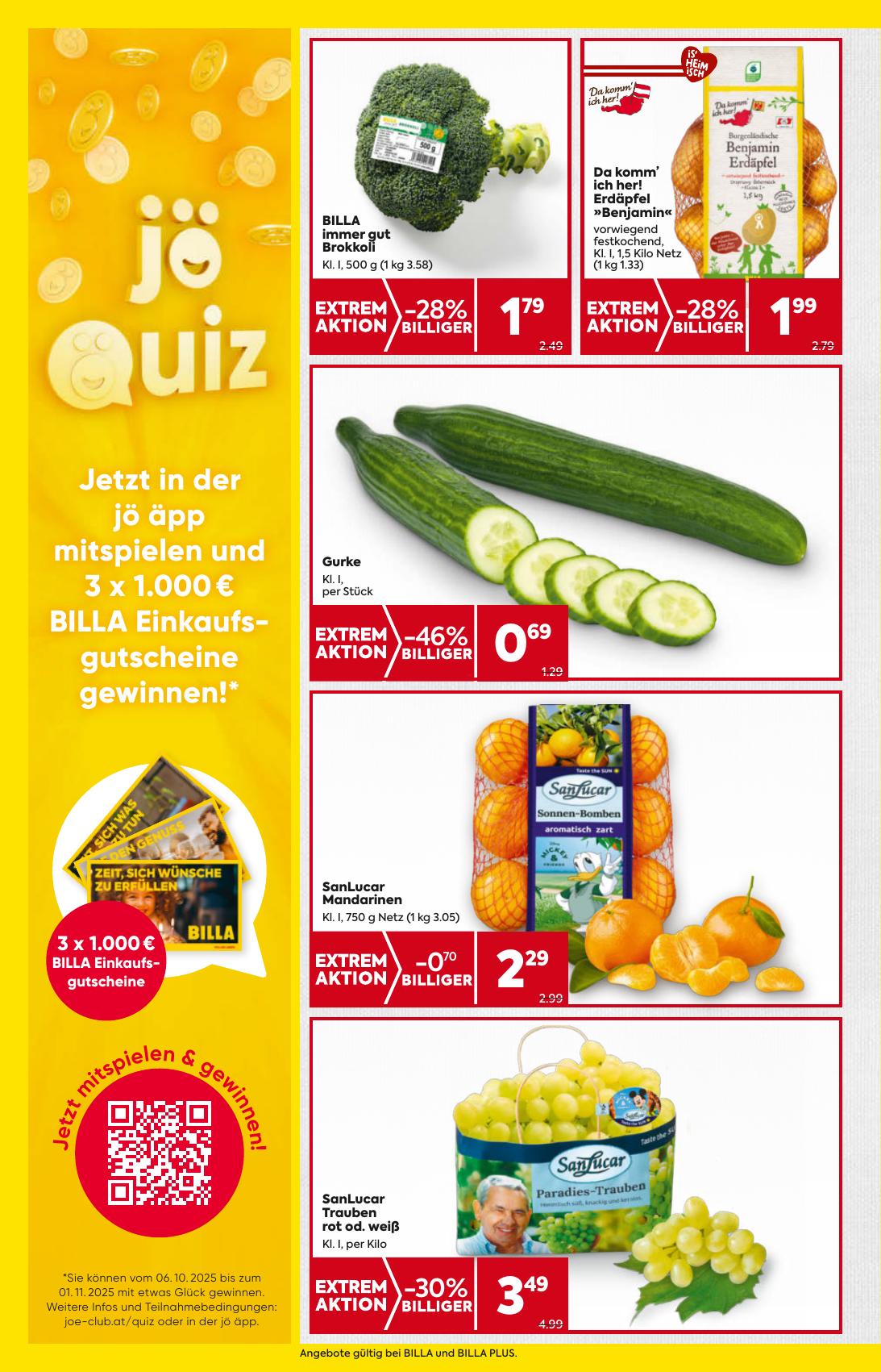Billa flyer page