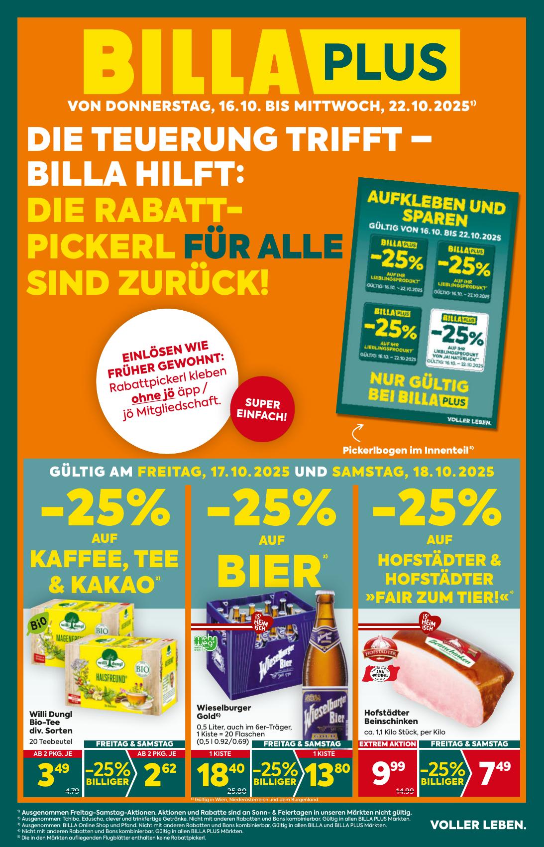 Billa Plus flyer page
