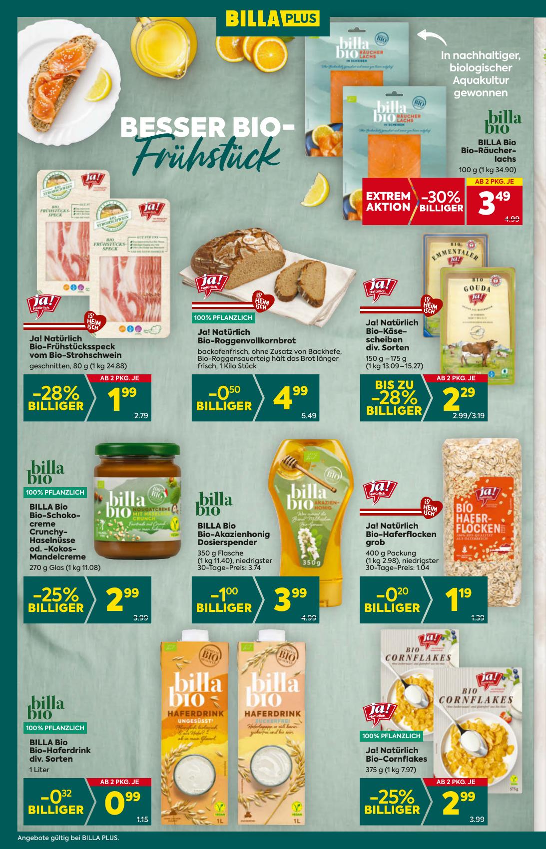 Billa Plus flyer page