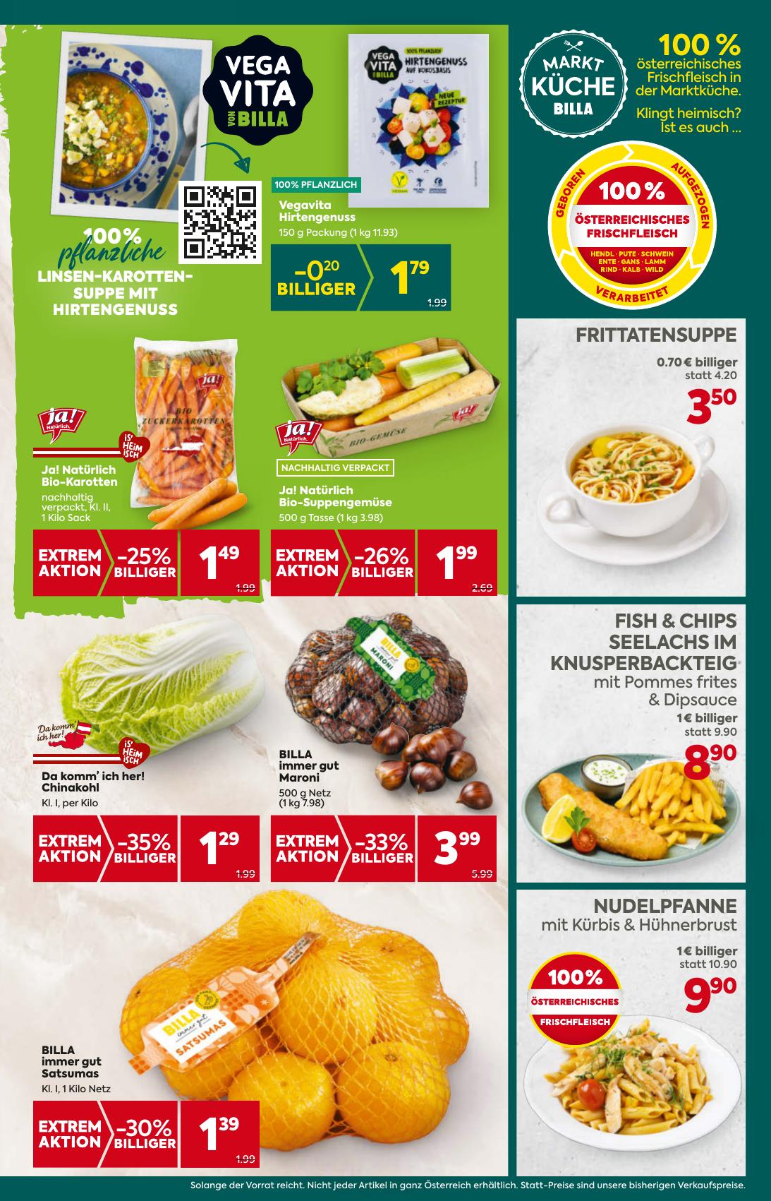 Billa Plus flyer page