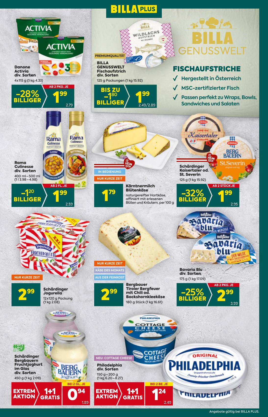 Billa Plus flyer page