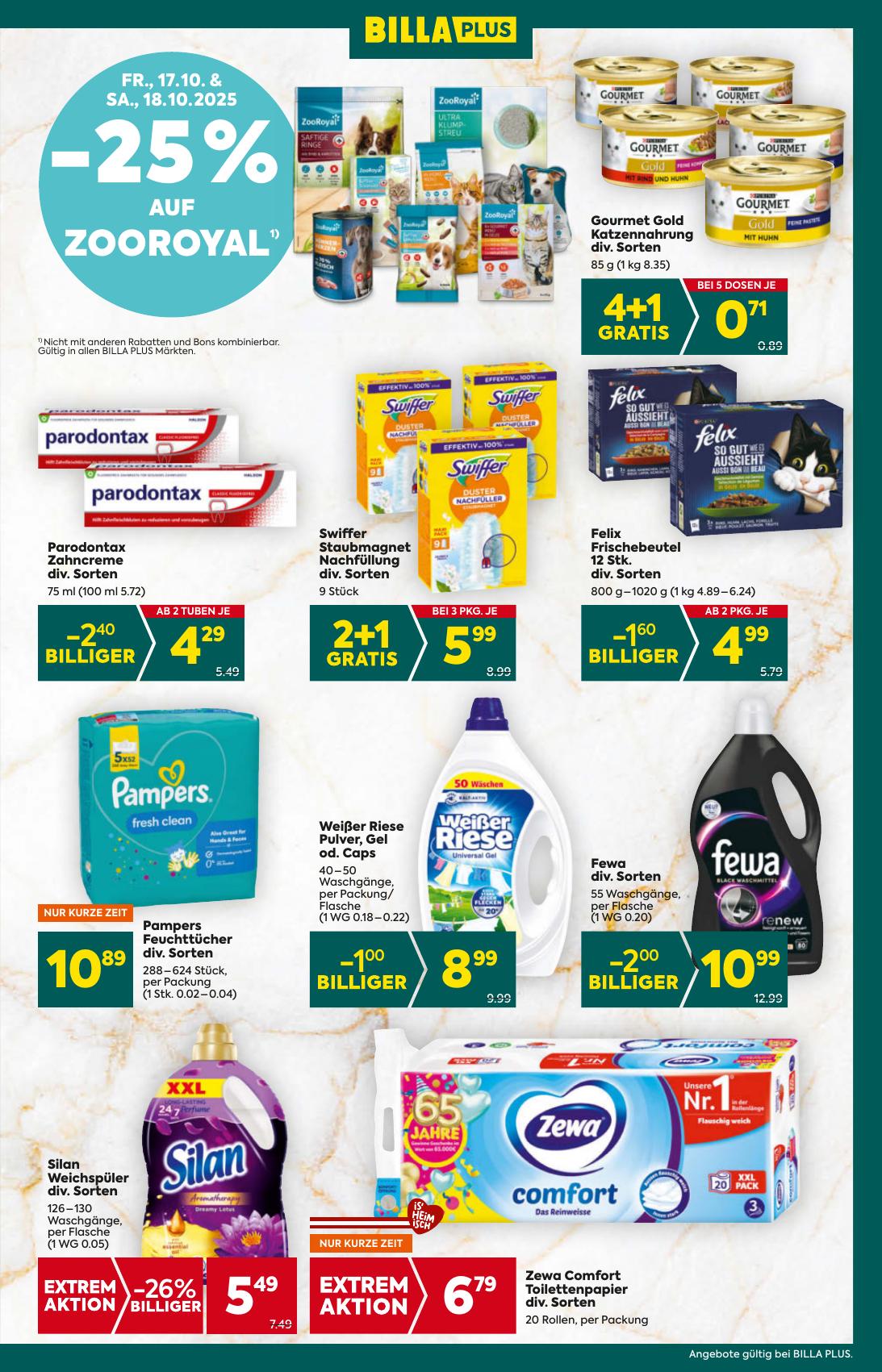 Billa Plus flyer page