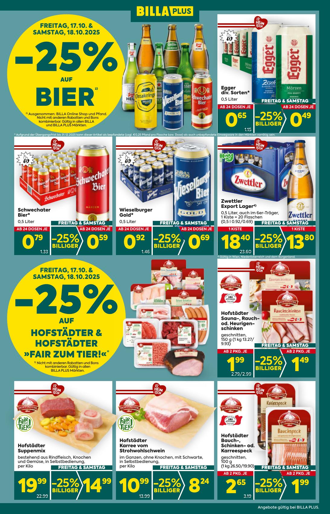 Billa Plus flyer page
