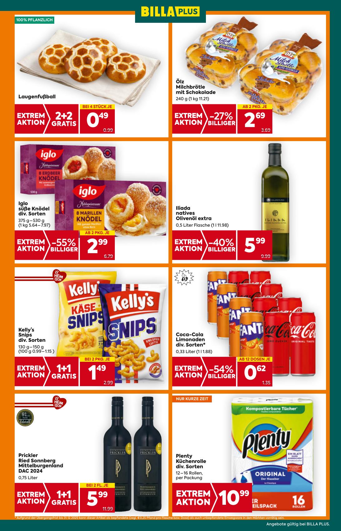 Billa Plus flyer page