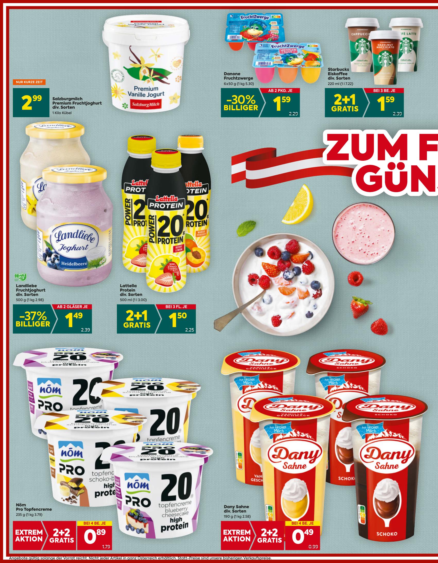 Billa Plus flyer page