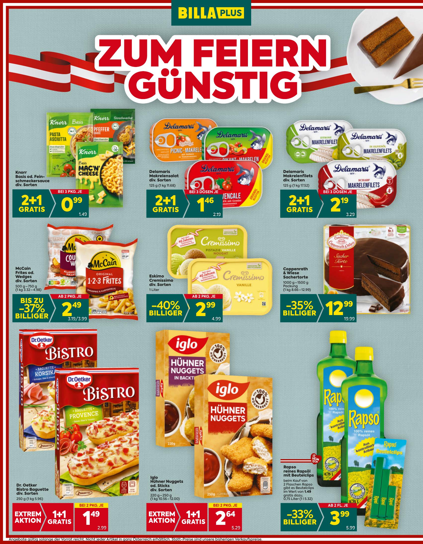 Billa Plus flyer page