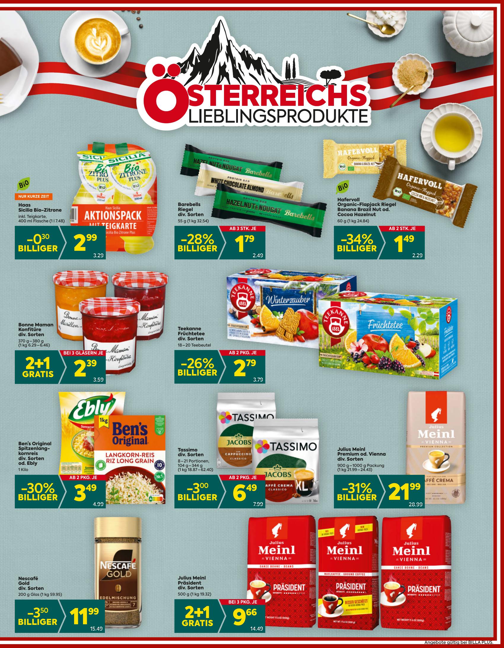 Billa Plus flyer page