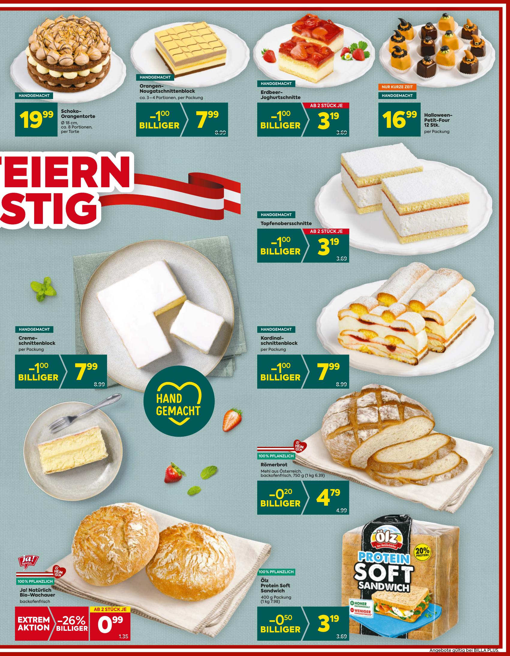 Billa Plus flyer page