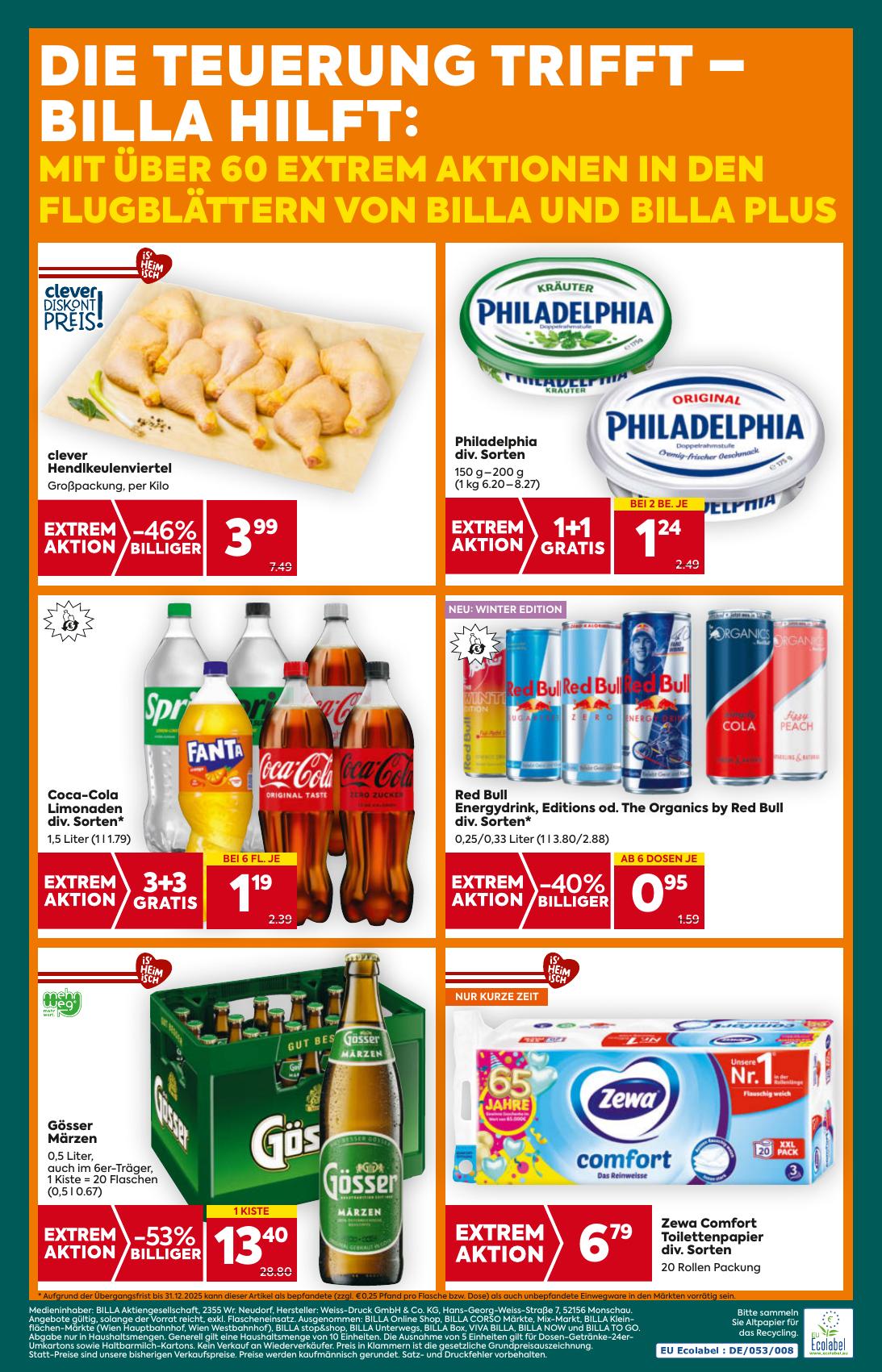 Billa Plus flyer page