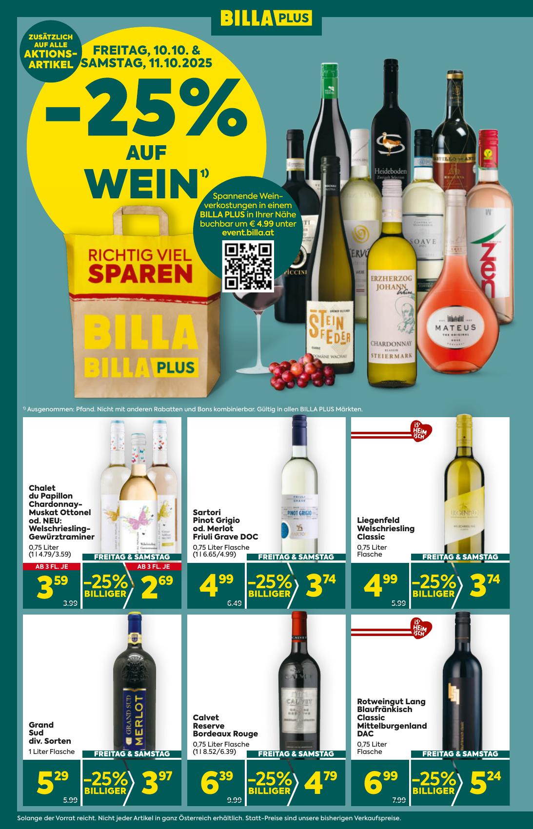 Billa Plus flyer page