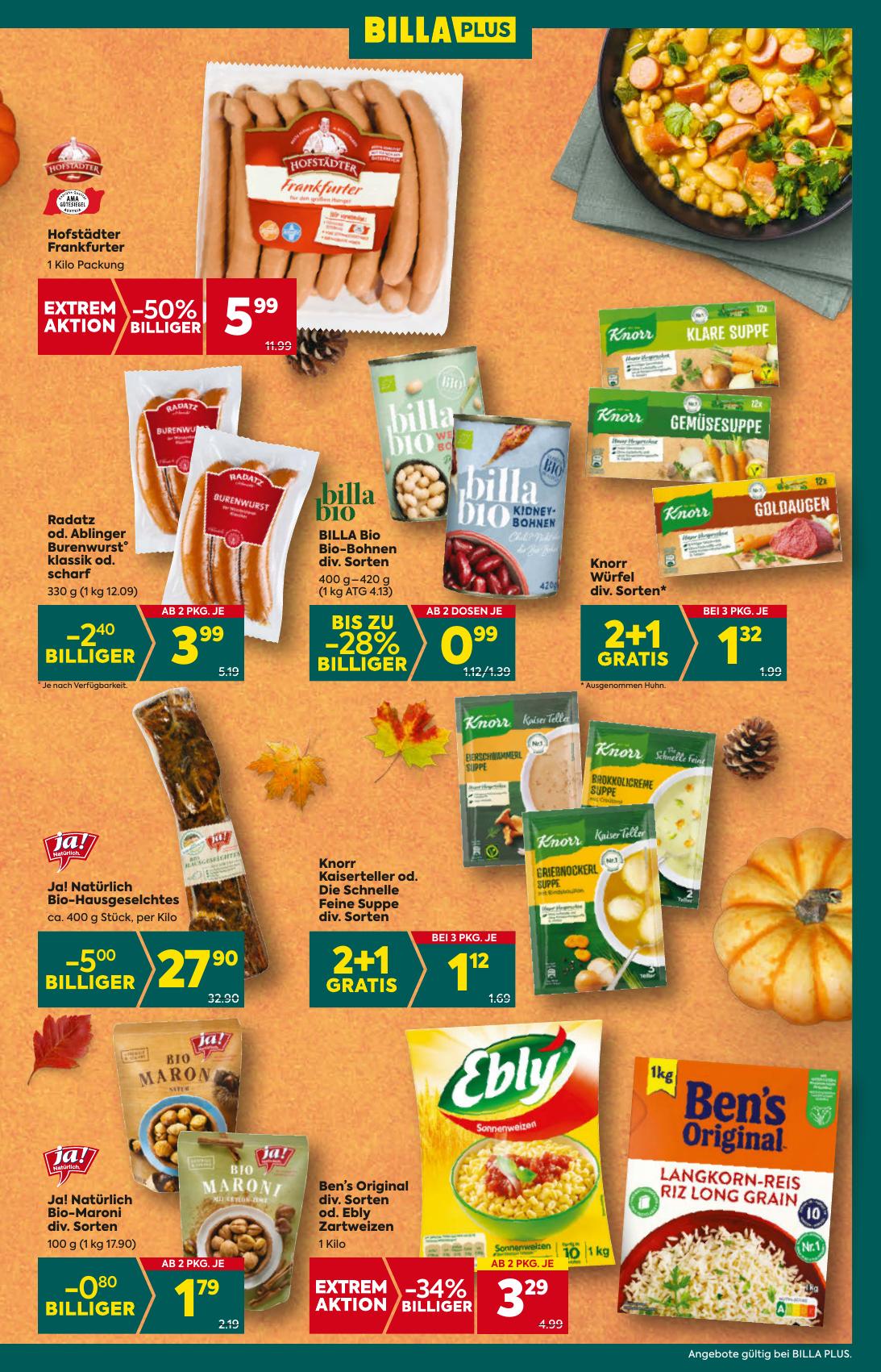 Billa Plus flyer page