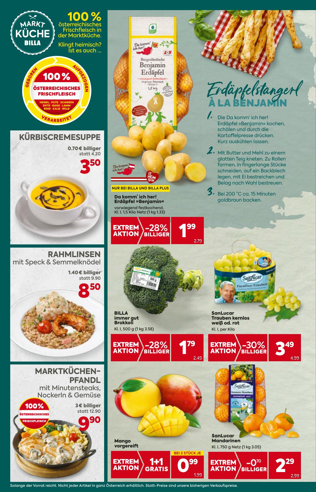 Billa Plus flyer page
