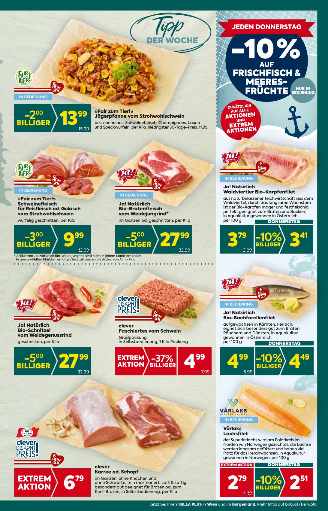 Billa Plus flyer page