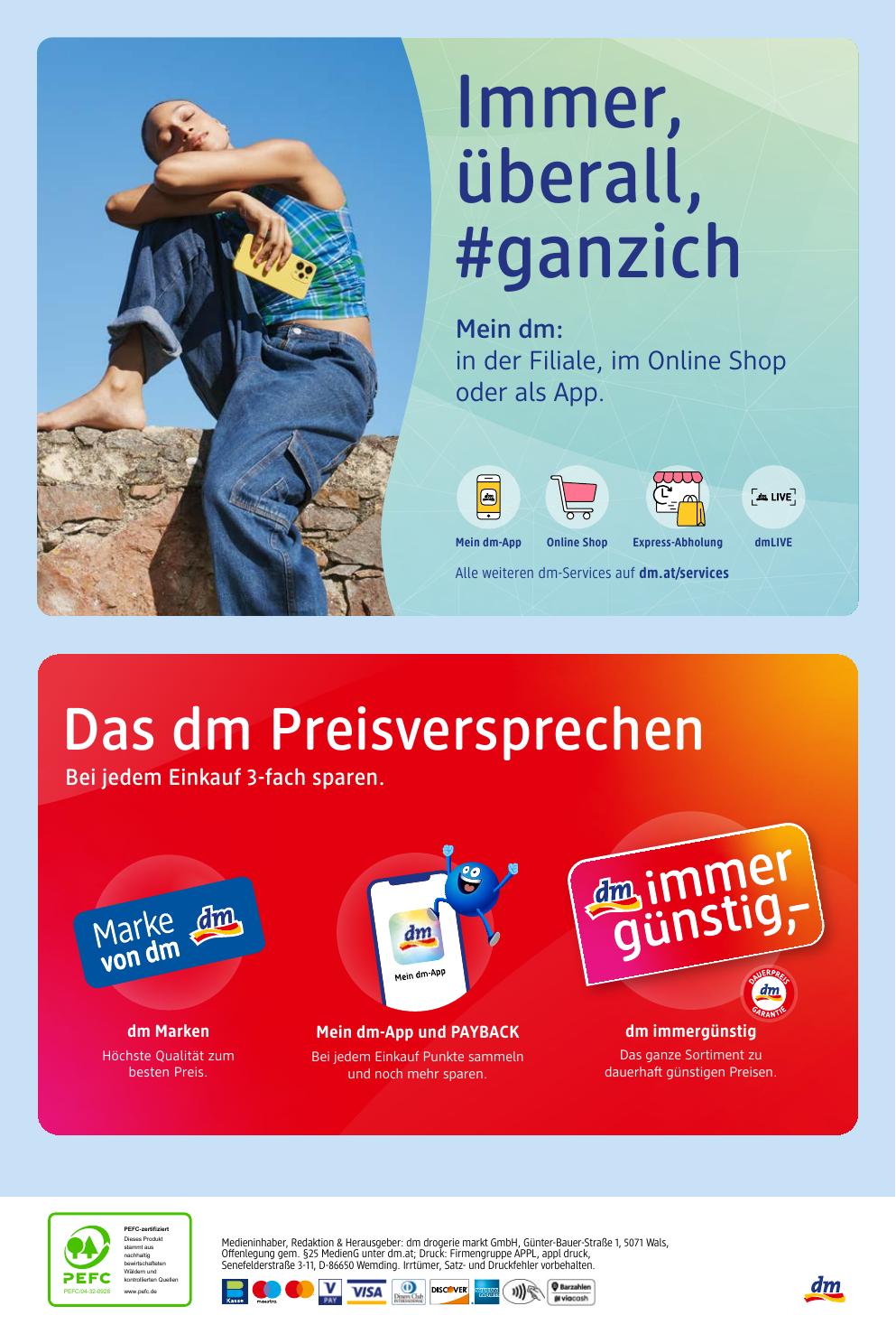 DM Drogerie flyer page