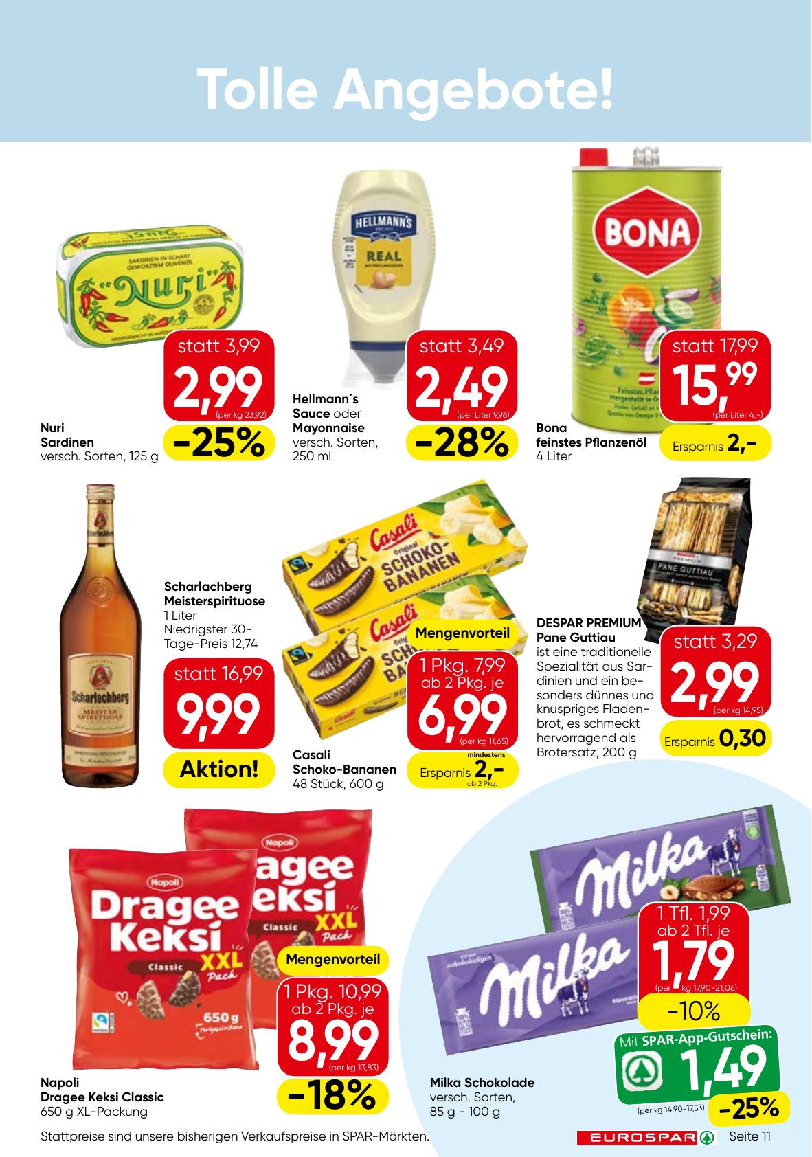 Eurospar flyer page