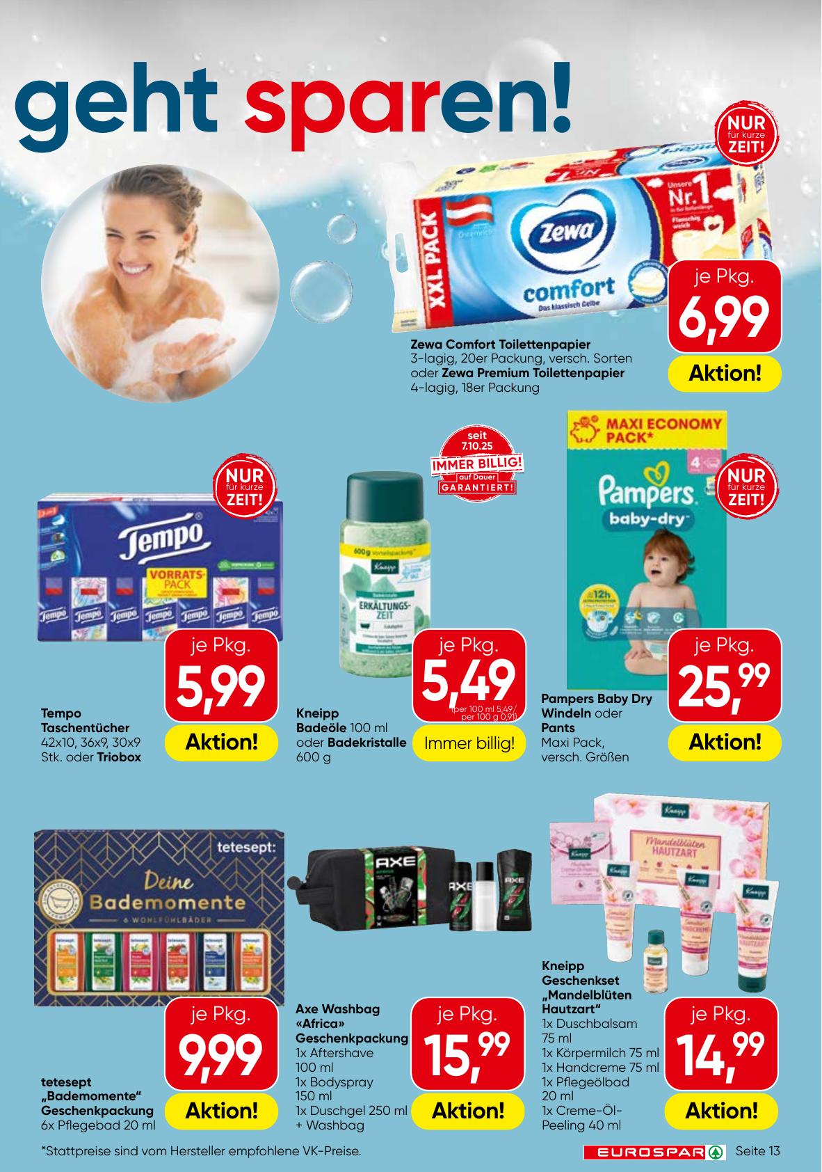 Eurospar flyer page
