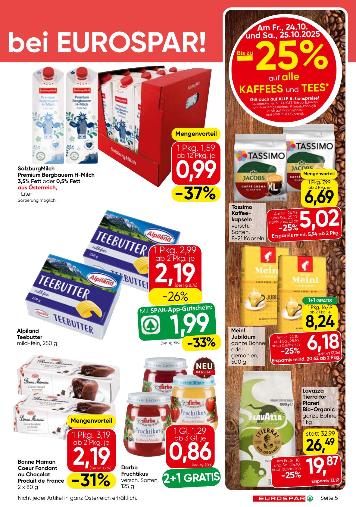 Eurospar flyer page