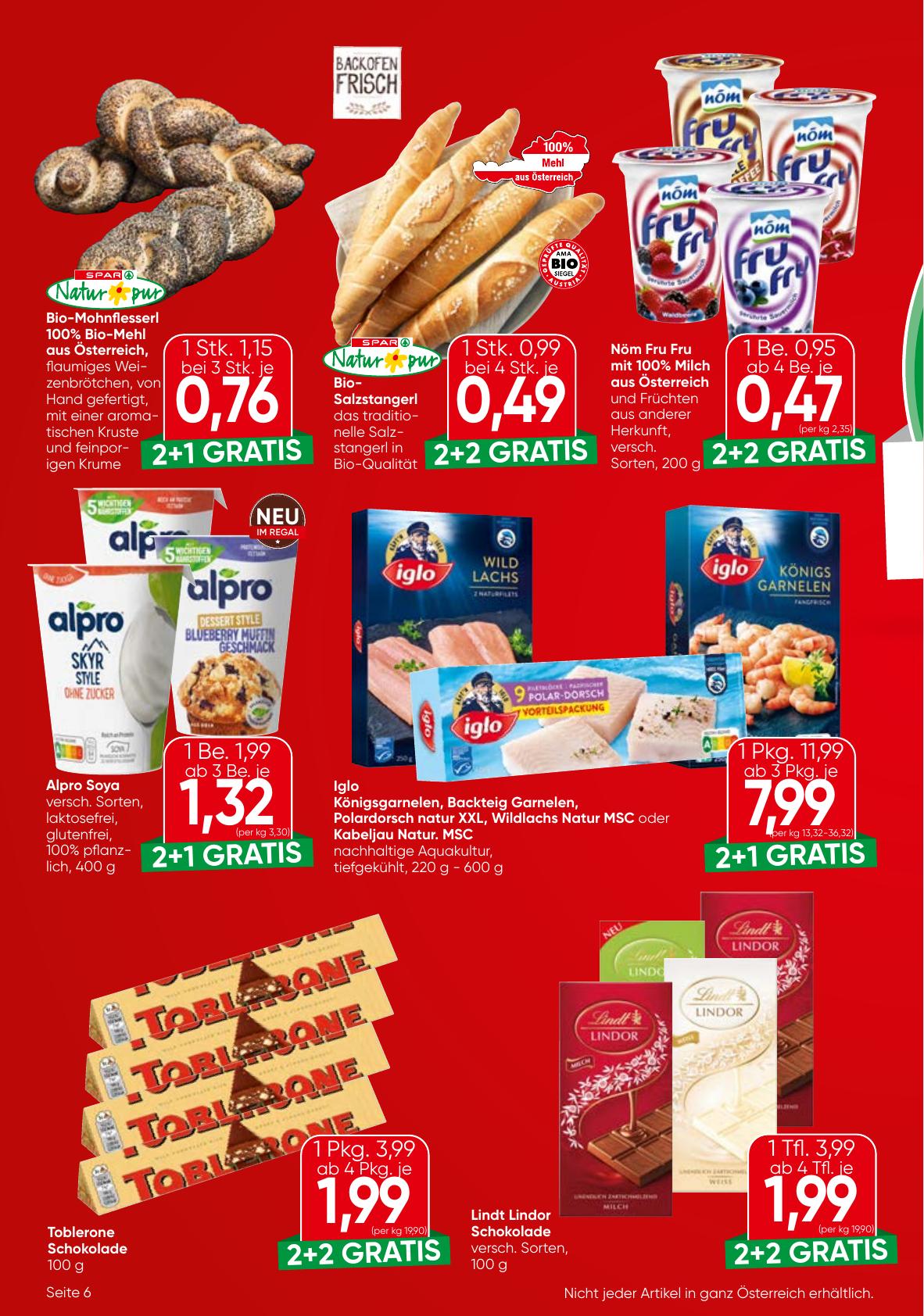 Eurospar flyer page