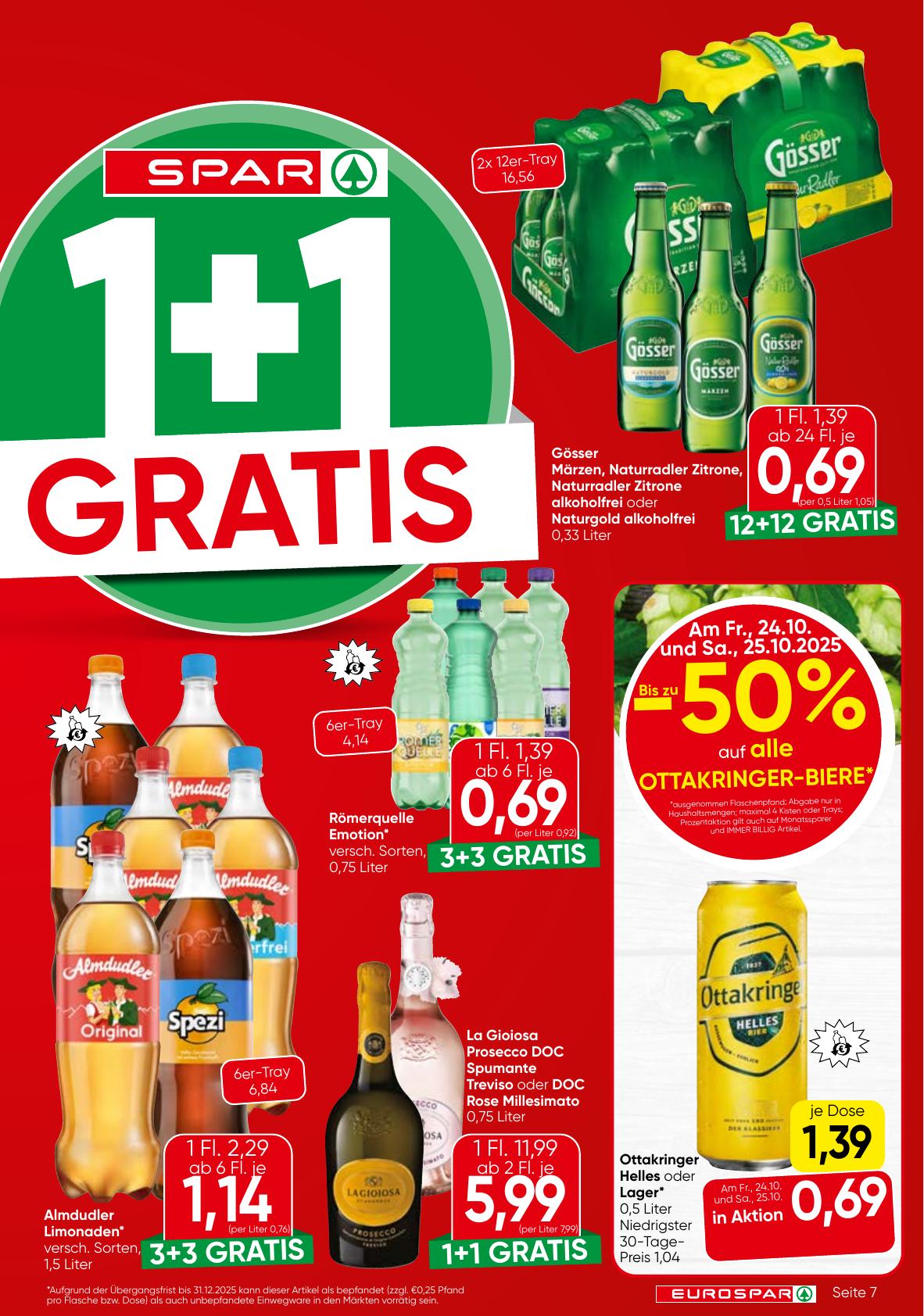 Eurospar flyer page
