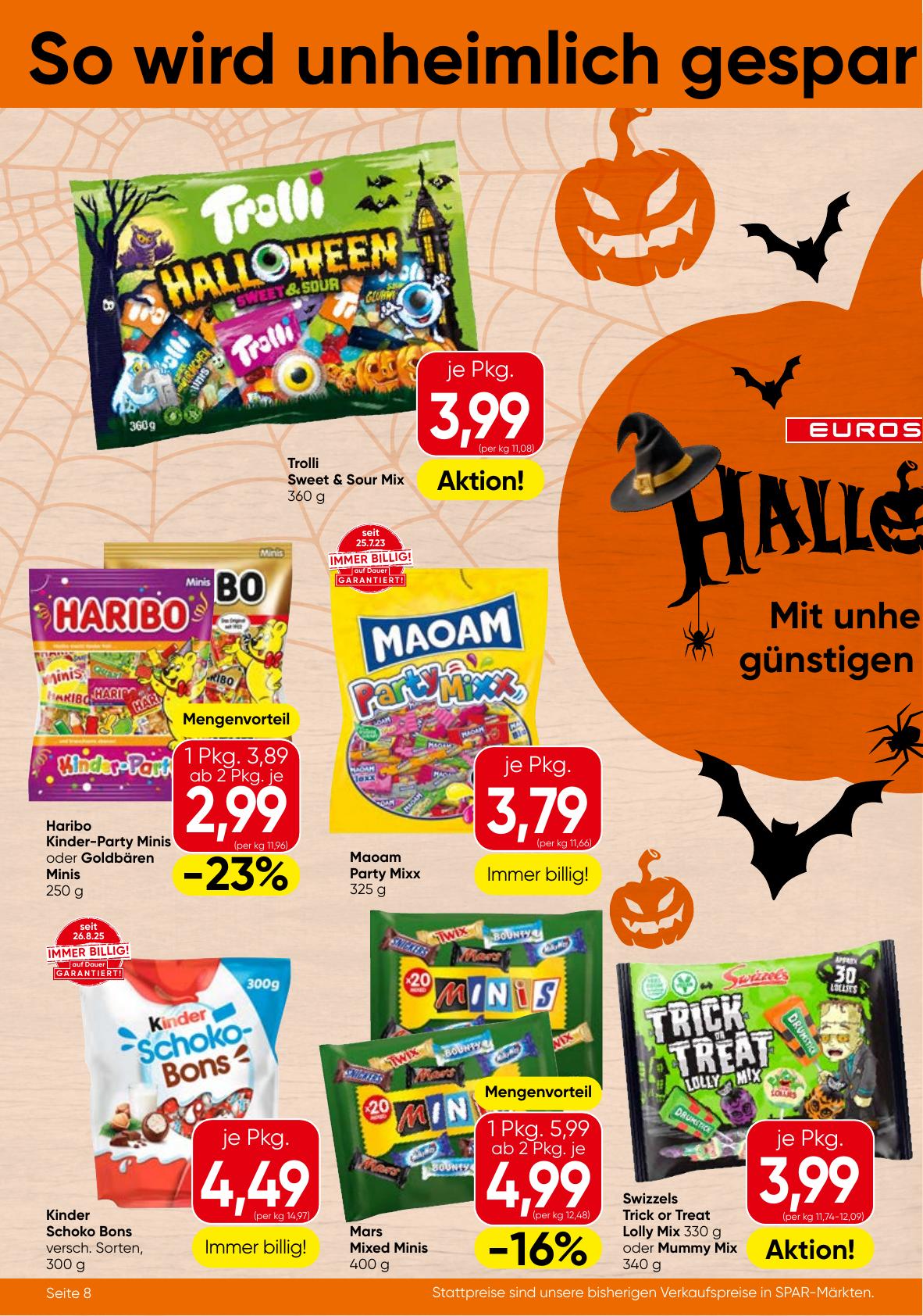 Eurospar flyer page