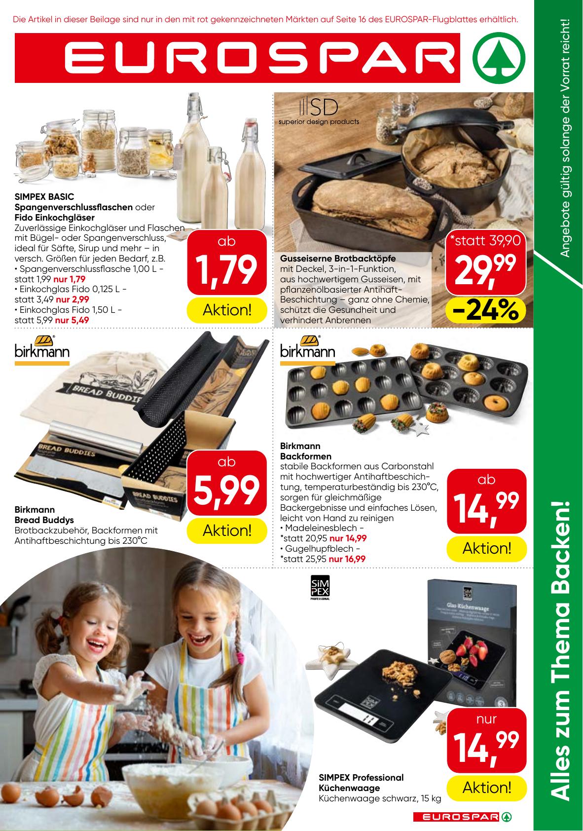 Eurospar flyer page