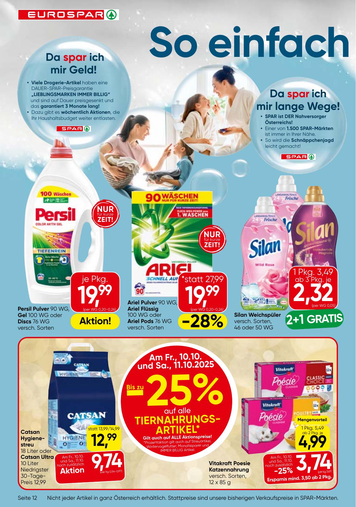 Eurospar flyer page