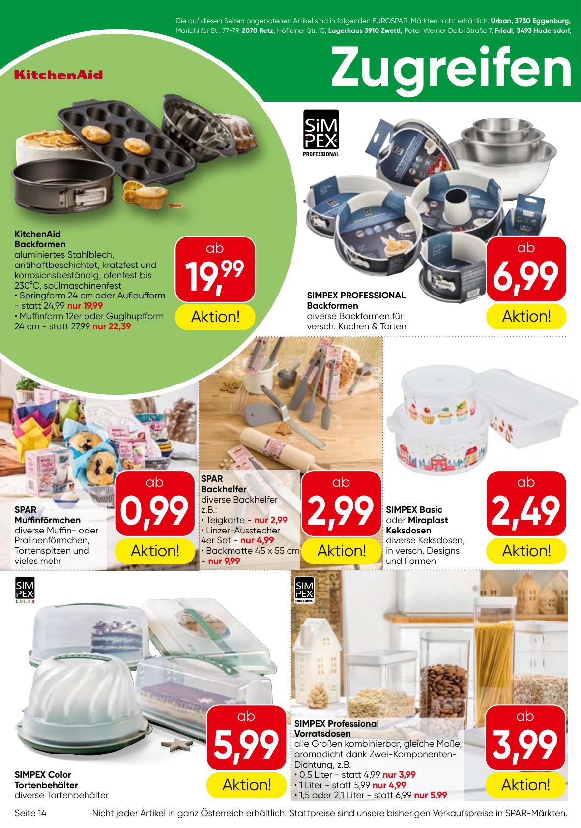 Eurospar flyer page