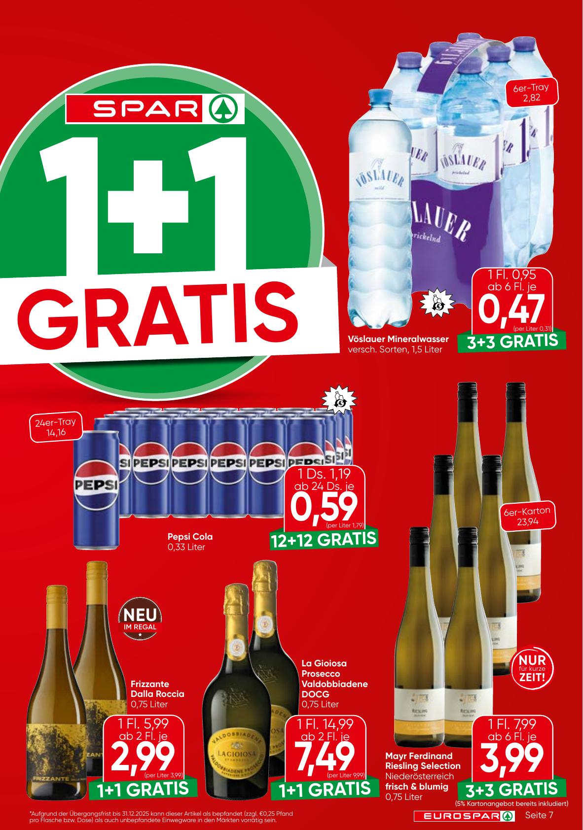 Eurospar flyer page