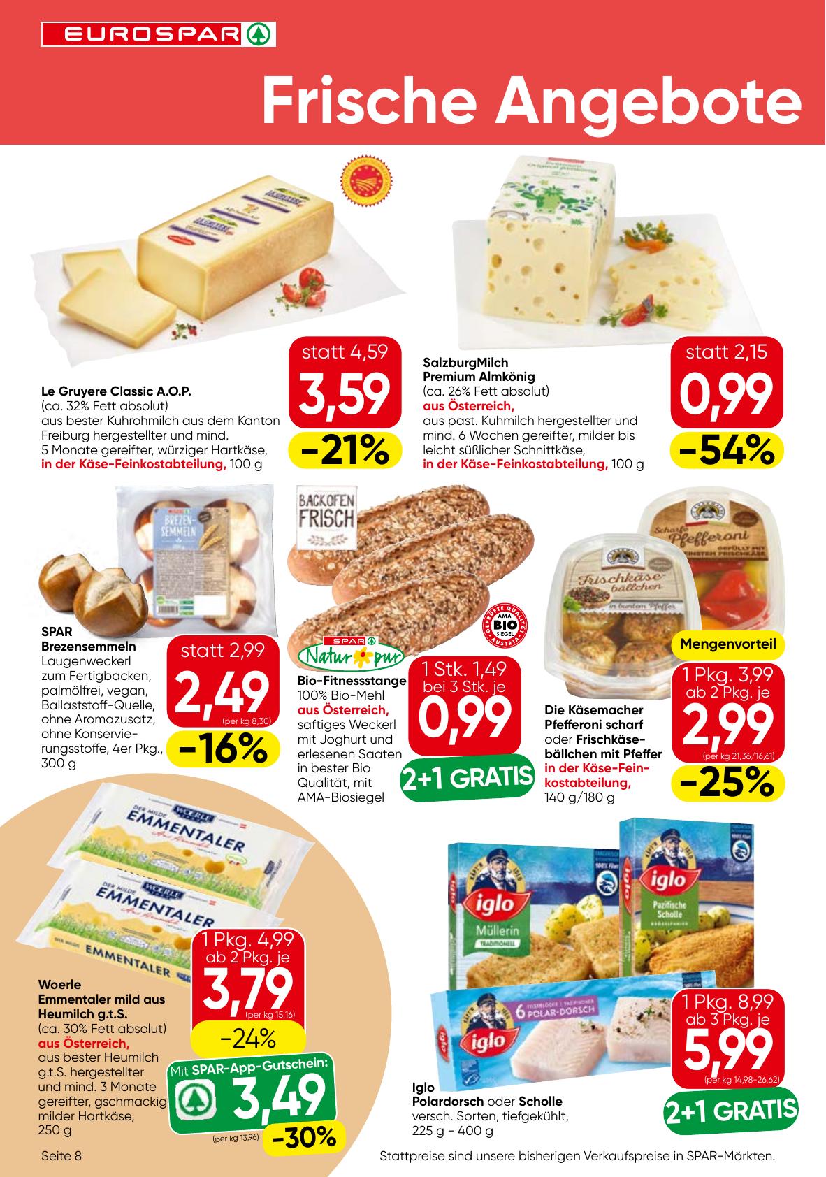 Eurospar flyer page