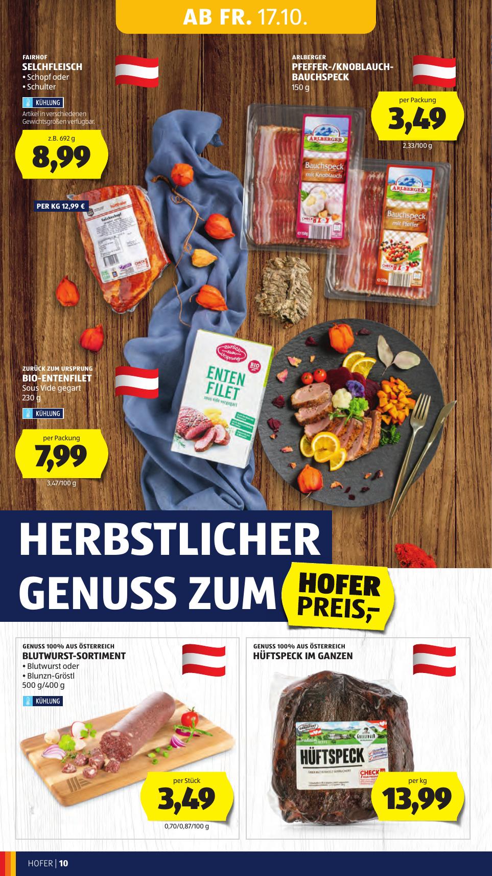 Hofer flyer page