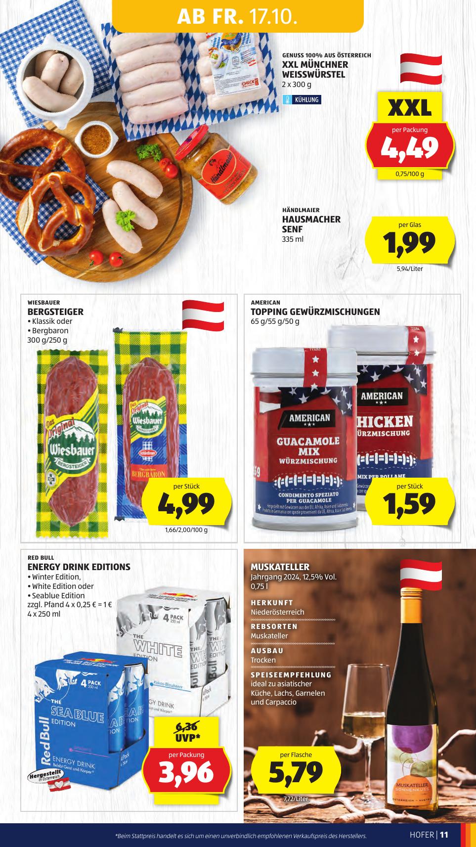 Hofer flyer page