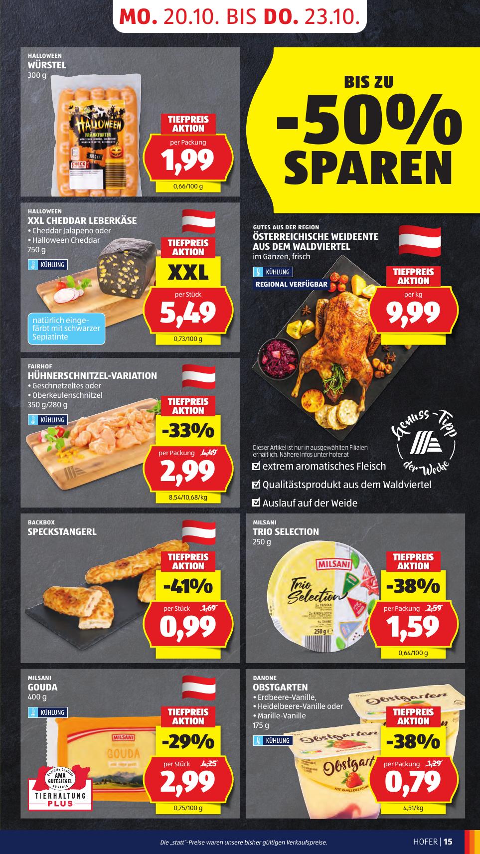 Hofer flyer page