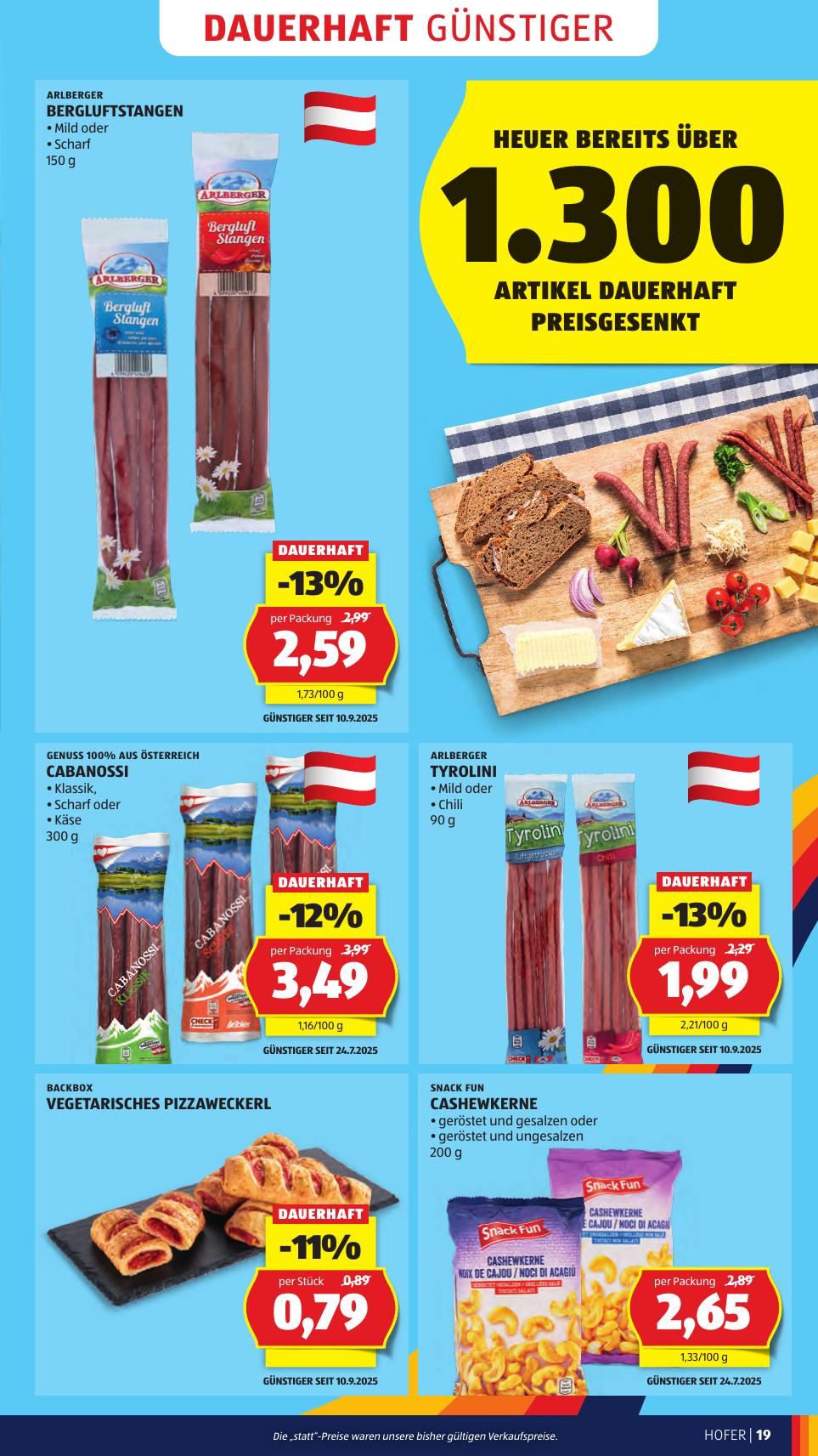 Hofer flyer page