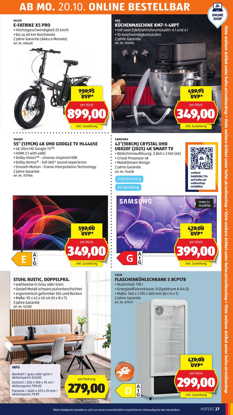 Hofer flyer page